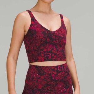 Lululemon Align Lunar New Year Red & Black Limited Edition Tank Top
